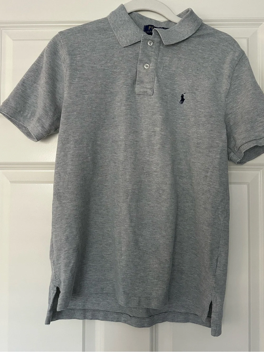Ralph Lauren Heather Grey Short Sleeve Polo